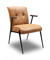 Nr. 60 / Stuhl mit Armteil / in Stoff oder Leder / ab 620 €